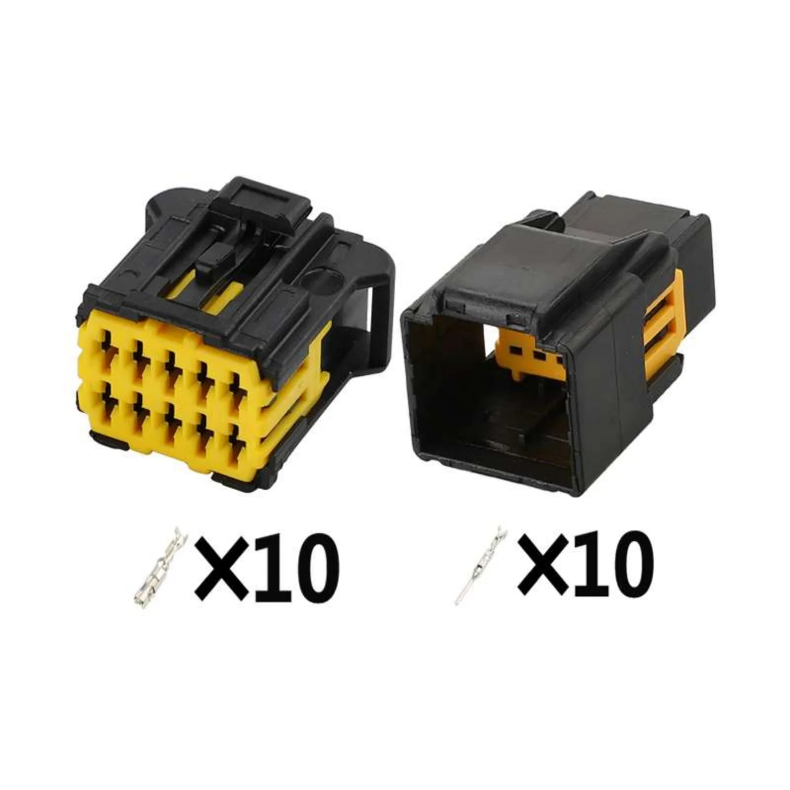 Auto 10 PIN 1.5mm Unsealed Male Female Connectors With Terminals 98823-1011 98816-1011 For Chevrolet Peugeot 206