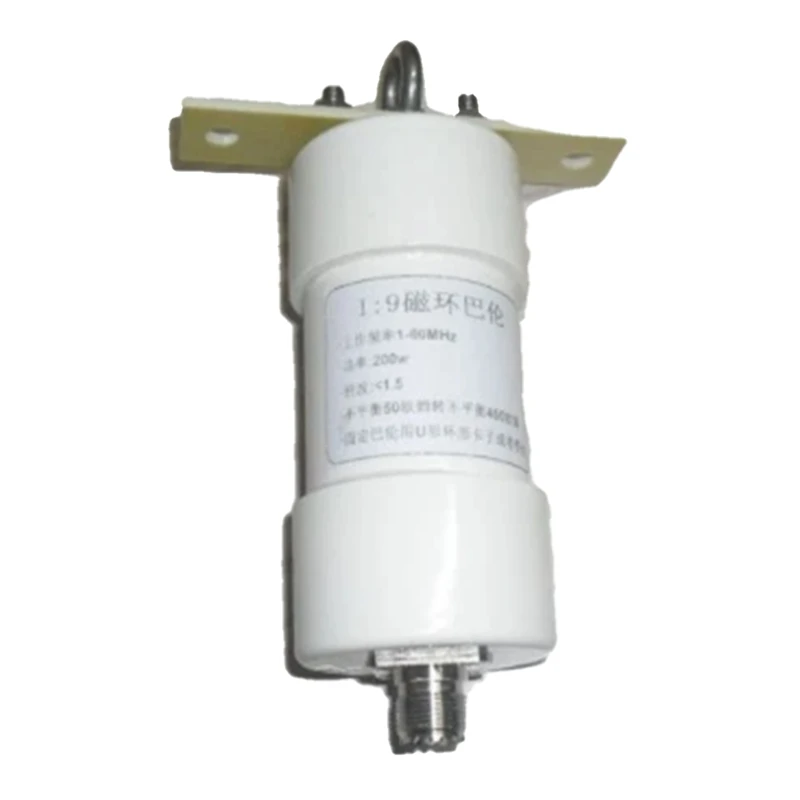 1 Piece 1:9 Balun 200W Short Wave Balun HAM Long Wire HF Antenna RTL-SDR 1-56Mhz 50 Ohm To 450 Ohms