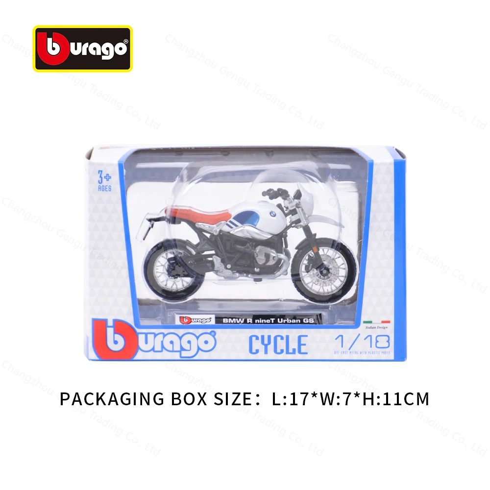 Bburago 1:18 BMW R nineT Städtischen GS Statische Druckguss Fahrzeuge Sammeln Motorrad Modell Spielzeug