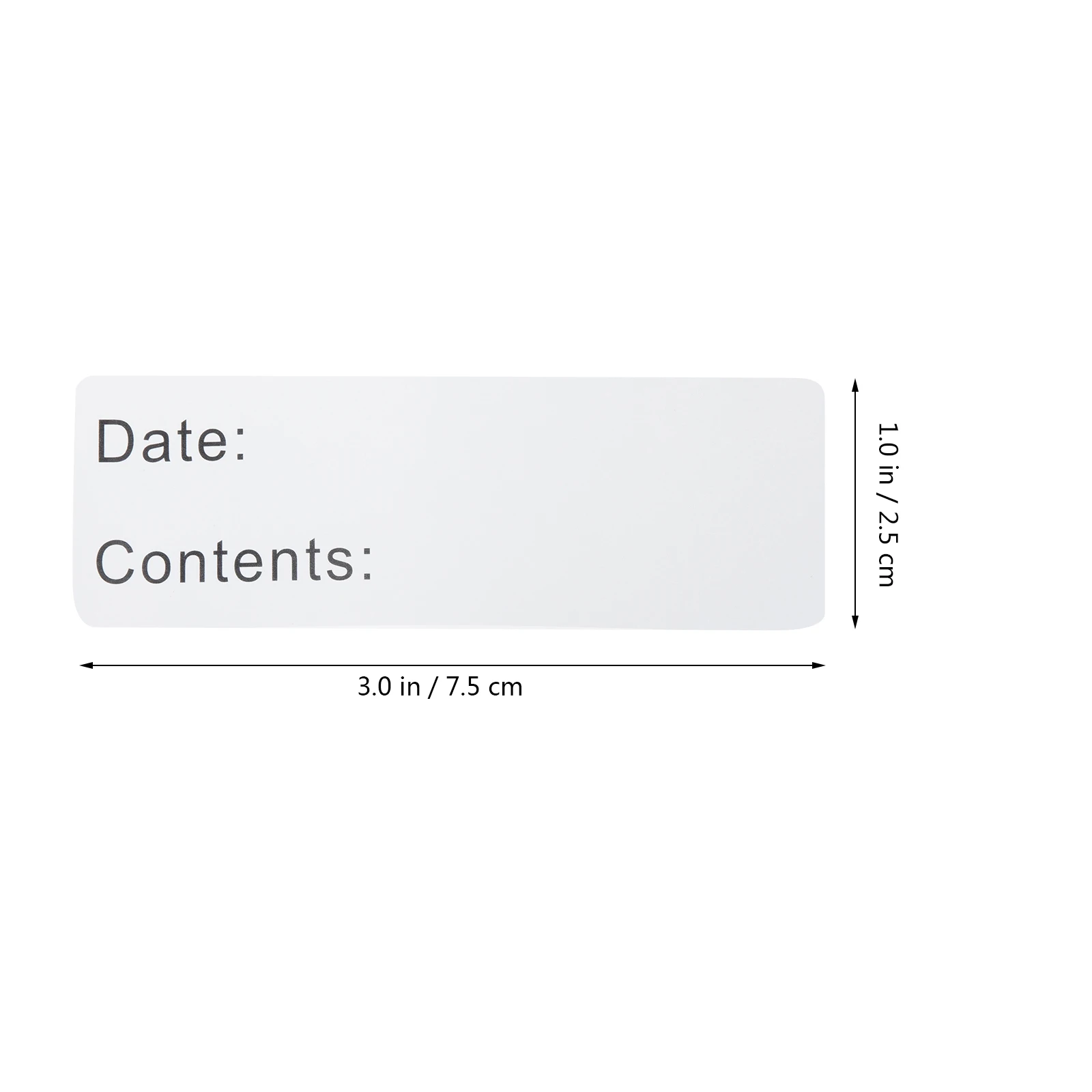 

6pcs Breast Milk Storage Labels Writable Date Stickers for Freezer Food 1x3inch Strong Adhesive Craft Details Tag