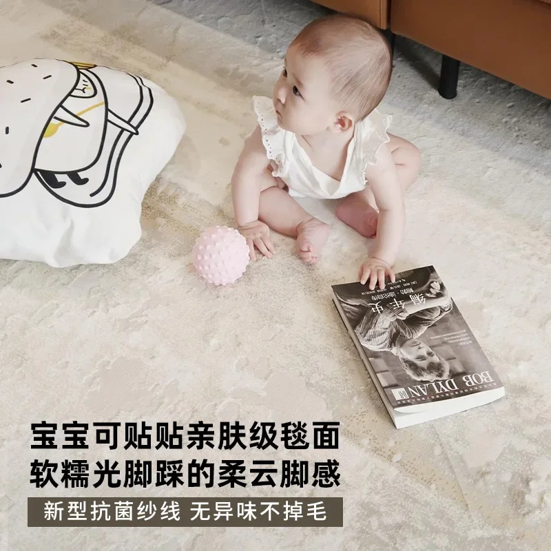Living room carpet, dirt-resistant, easy to take care of, bedroom household coffee table blanket