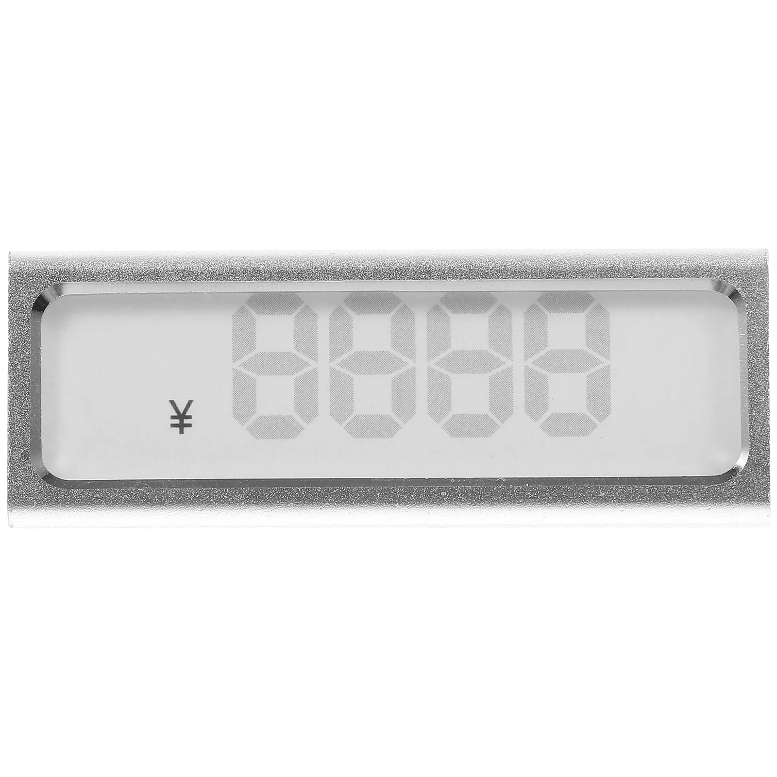Heavy Duty Aluminum Alloy Price Tag Holder Slanted Display Stand for Retail Business Supermarket Shop Sign Holders Cost Label