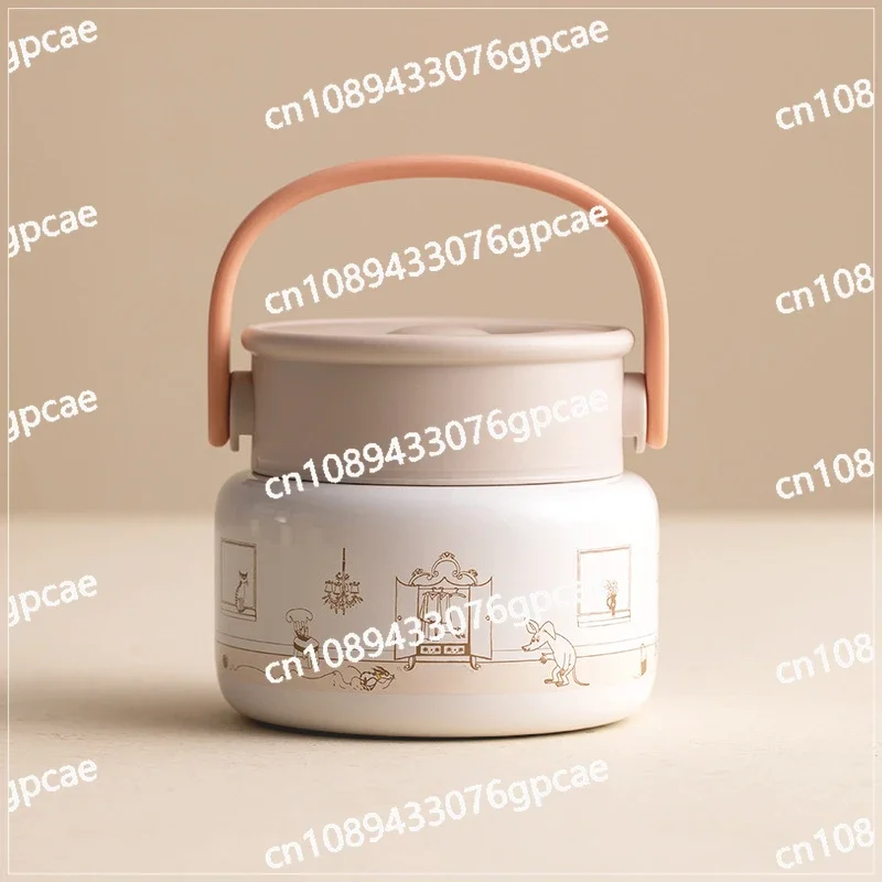 316L Stainless Steel Thermal Insulation Lunch Box, Stew Cup, Stew Pot, Easy To Carry, Kettle Jar