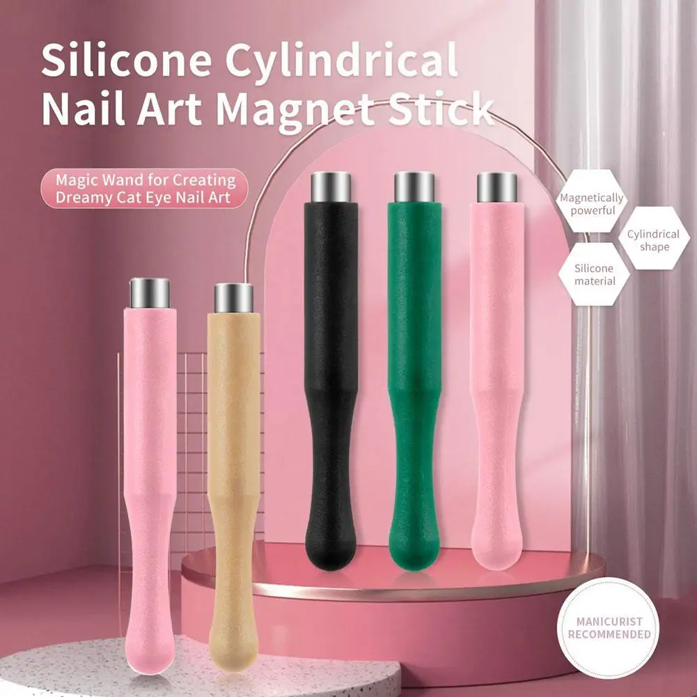 Magnete per occhi di gatto per nail art Magnete per strisce spesse super resistenti Magnete per occhi di gatto per smalto gel per unghie Strumento per manicure multifunzione 3D