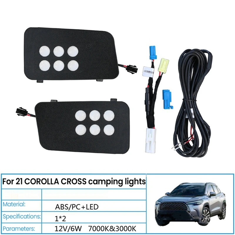 Car Trunk Light LED Retrofit For Toyota Corolla Cross 2019 2020 2021 Interior Reading Light Rear Tail Box Light