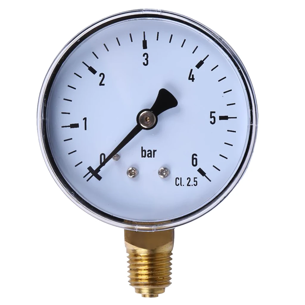 Manometer 1/4 '' NPT Face Manometric 2.3 '' Manometer 6 Bar E.g. for