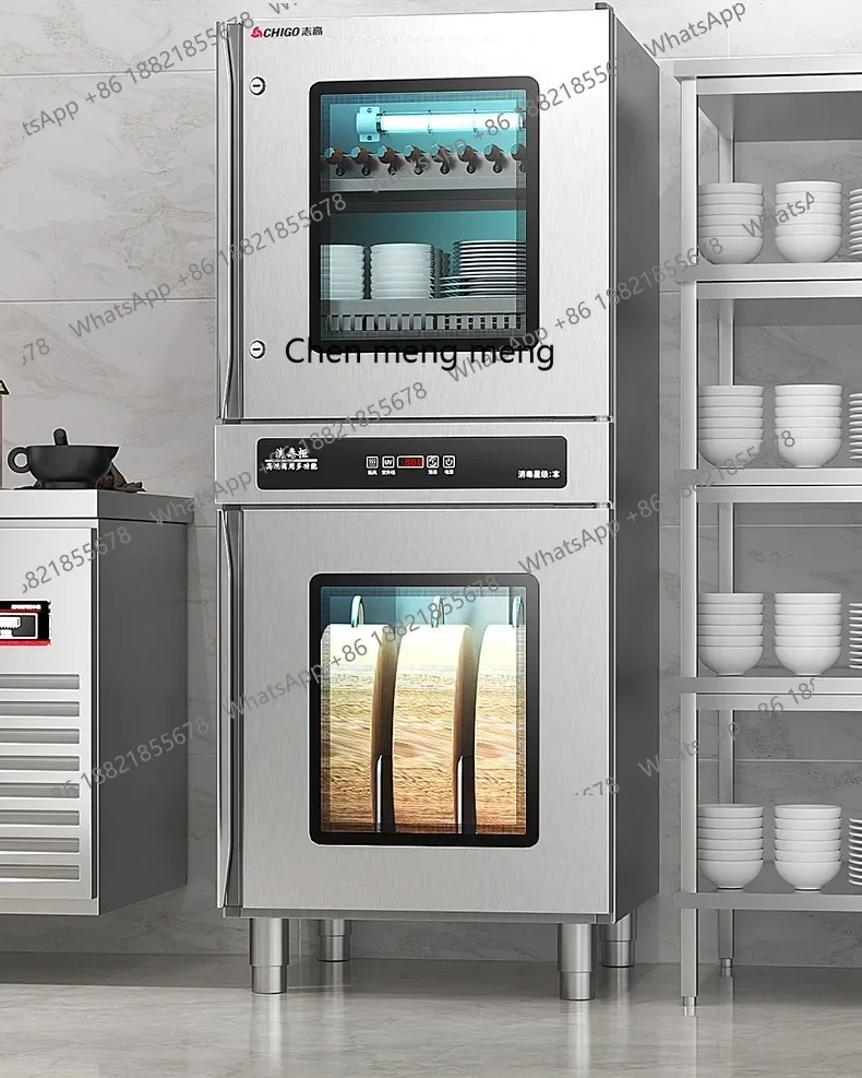 

Knife cutting board disinfection cabinet Commercial hot air drying UV sterilization Kitchen cutting board towel