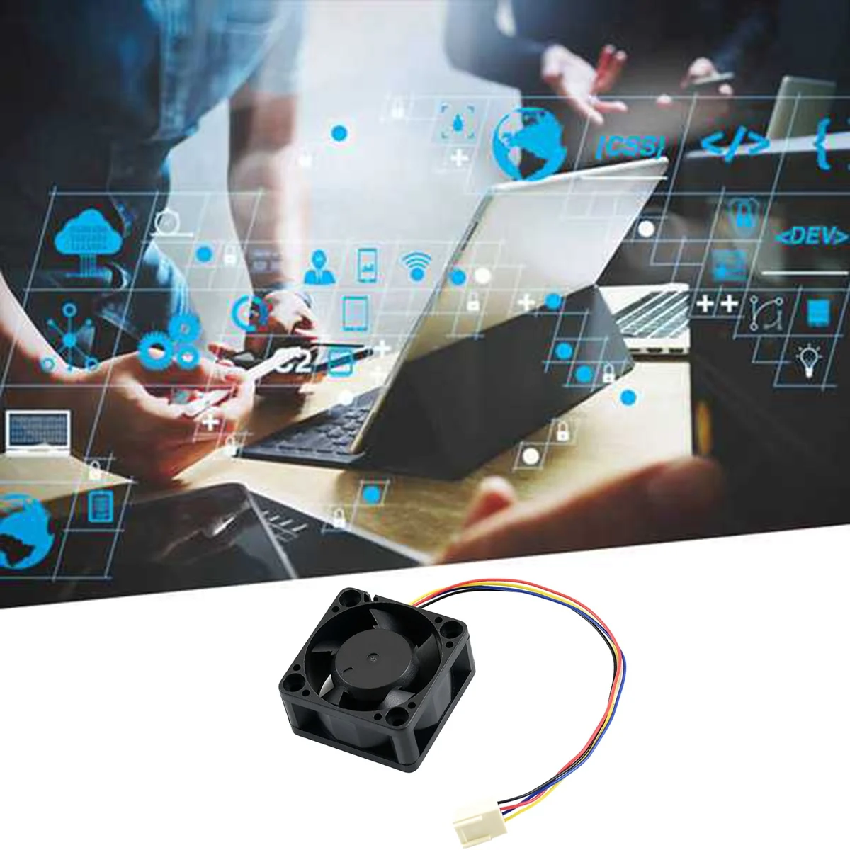 BAAY 4 ซม.พัดลมระบายความร้อนสําหรับ Jetson NANO 2GB/4GB (A02/B01/SUB) การเชื่อมต่อย้อนกลับ PWM Strong ควบคุมความเร็วพัดลม