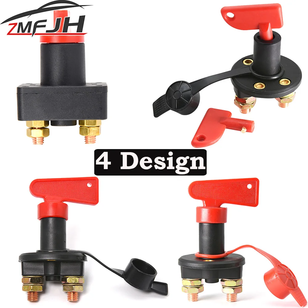 AD 300A 12V-32V Auto Car Rotary Power Switch Vehicle Modify Isolator Disconnector Truck Boat Cut Off Battery Main Kill Switch