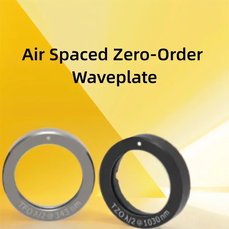 Air Spaced Zero-Order Waveplate for 213/257/266/280/343/355/375/397/399nm, High Power UV Laser, λ/4 λ/2 Retarder
