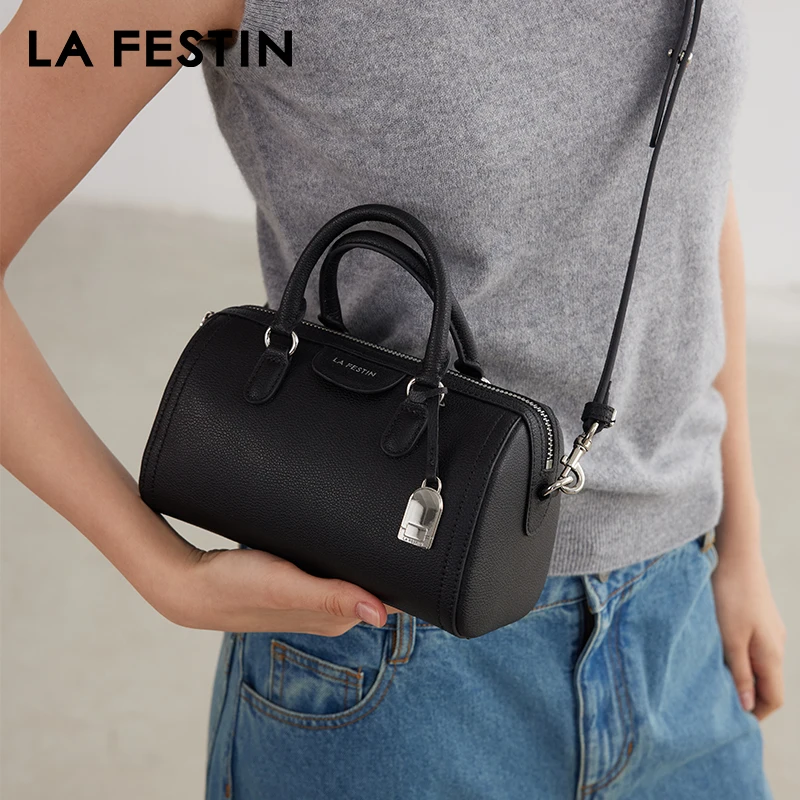 

LA FESTIN Original Brand 2024 New Handbag Women Fashion Shoulder Bag Designer Luxury Bag Crossbody Bag Popular Boston Bag