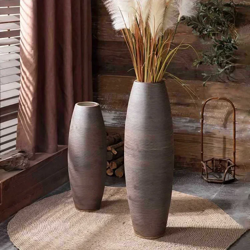 Organizar flores jarrones de cerámica Vintage sala de estar jarrones de decoración Vintage diseño italiano decoración moderna para el hogar Vaso Decorativo LLVA