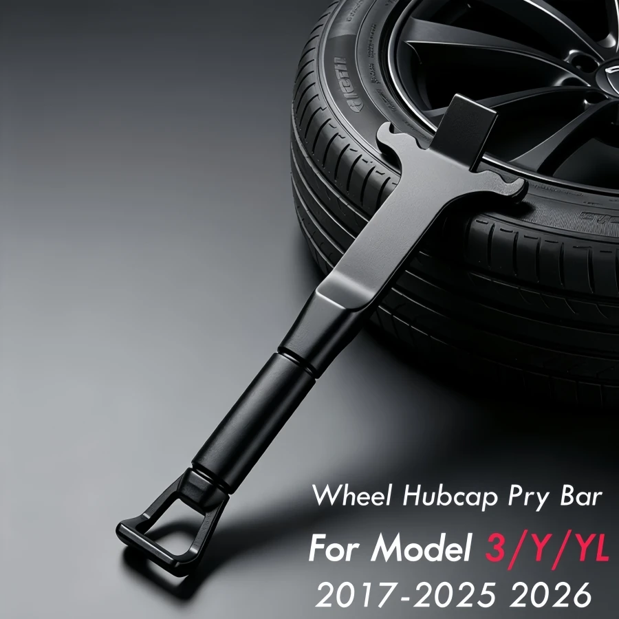 Multiuse Wheel Hubcaps Pry Bar Tool for Tesla Model 3 Y YL 2017-2025 2026 Highland Juniper Car Wheel Cover Remove Tool