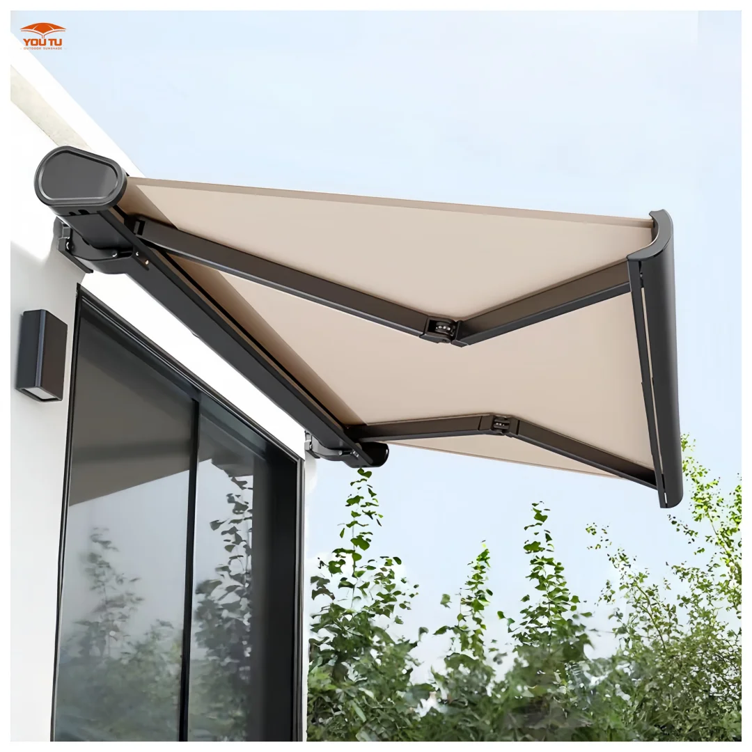

Aluminum Alloy Frame Toldos Exterior RV Power Awning Manual Control Trailer Camper RV Motorhome Awning
