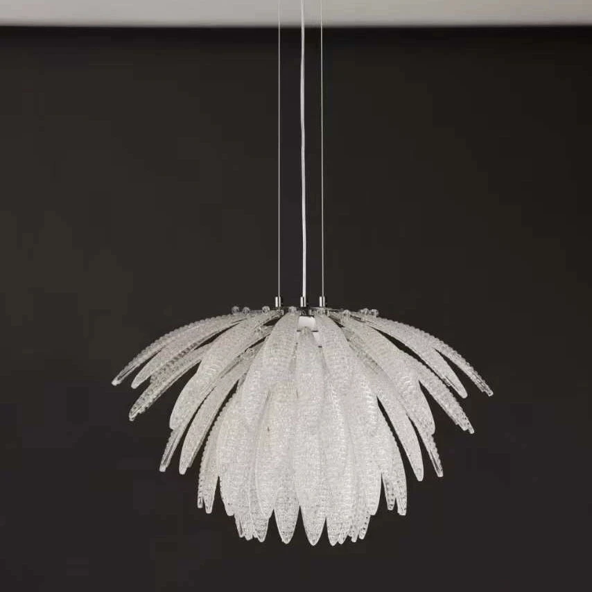 Italian Designer LED Pendant Light Handmade Art Glass Ceiling Hanging Lamp Parlor Hotel Villa Luxury Interior Decoration Fixture