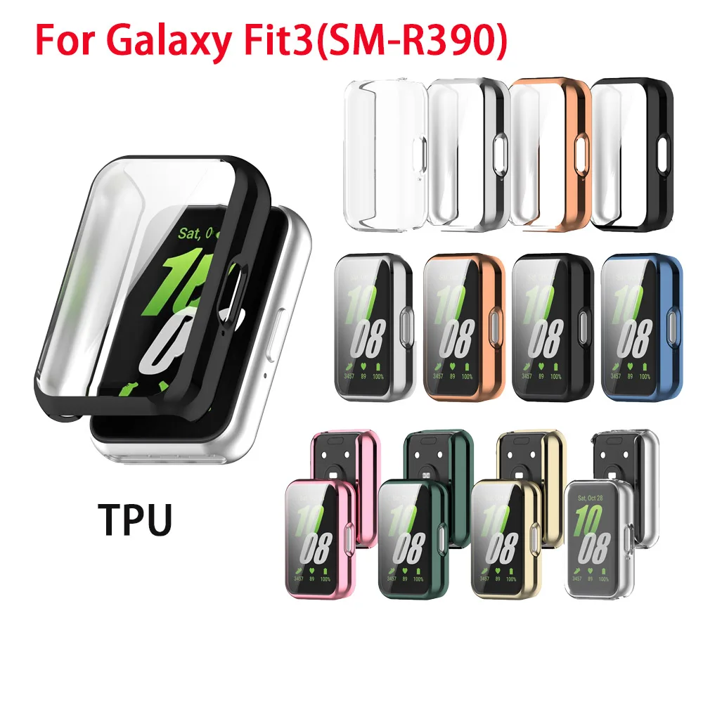 For Samsung Galaxy Fit3(SM-R390) Watch Band Shell All-inclusive TPU Shell For Samsung Galaxy Fit3 Protector Case Accessories