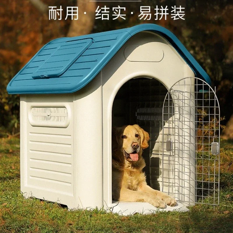 Doghouse all-season universal rainproof for small, medium, and large dogs in summer, outdoor, and summer