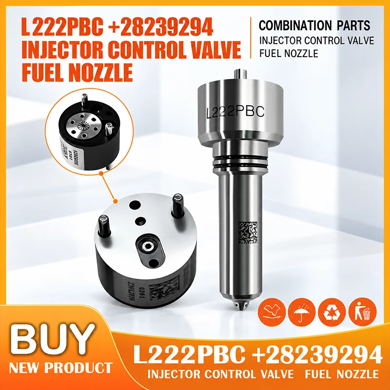 Combination Repair Kit:Spray Part Nozzle And Control Valve L222PBC 28239294S For  BEBE4C01101Injection Engine Part  YJ1233