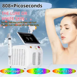 2 In 1 808nm 3 Waveleng Diode Laser Painless Permanen Hair Removal Picosecond Laser Portable  Professional Beauty Equipment