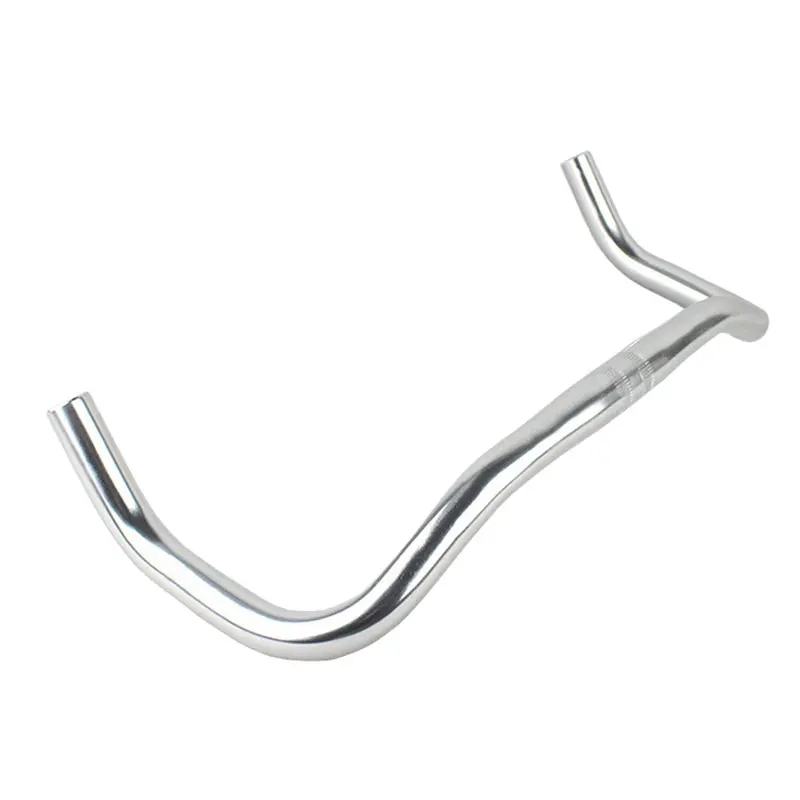 Bike Handlebar Rest Bend Bar Aluminum Alloy 22.2 *25.4*420mm Single Speed Bike Track Fixed Gear Road Bicycle bullhorn Handlebar