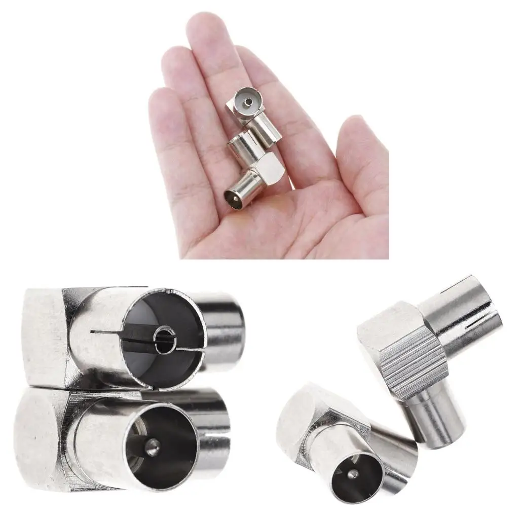 

Телевизионная антенна, прямоугольный адаптер, штекер к розетке F (мама) к штекеру ТВ (штекер)