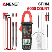 ANENG 6000 Counts Professional True Digital Clamp Multimeter Meter RMS AC/DC Voltage Current Tester Hz Capacitance Ohm ST184