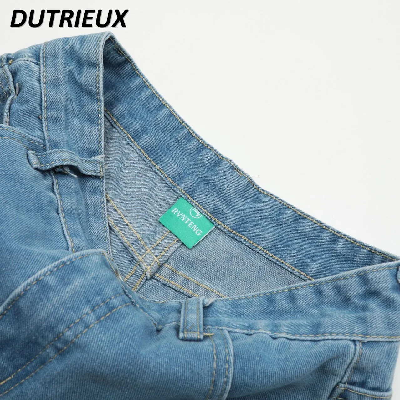 High Street Style Fashion Casual Denim Shorts for Women2024 Spring and Summer New Hot Girl Two Piece Set Ladies\' Short Pants