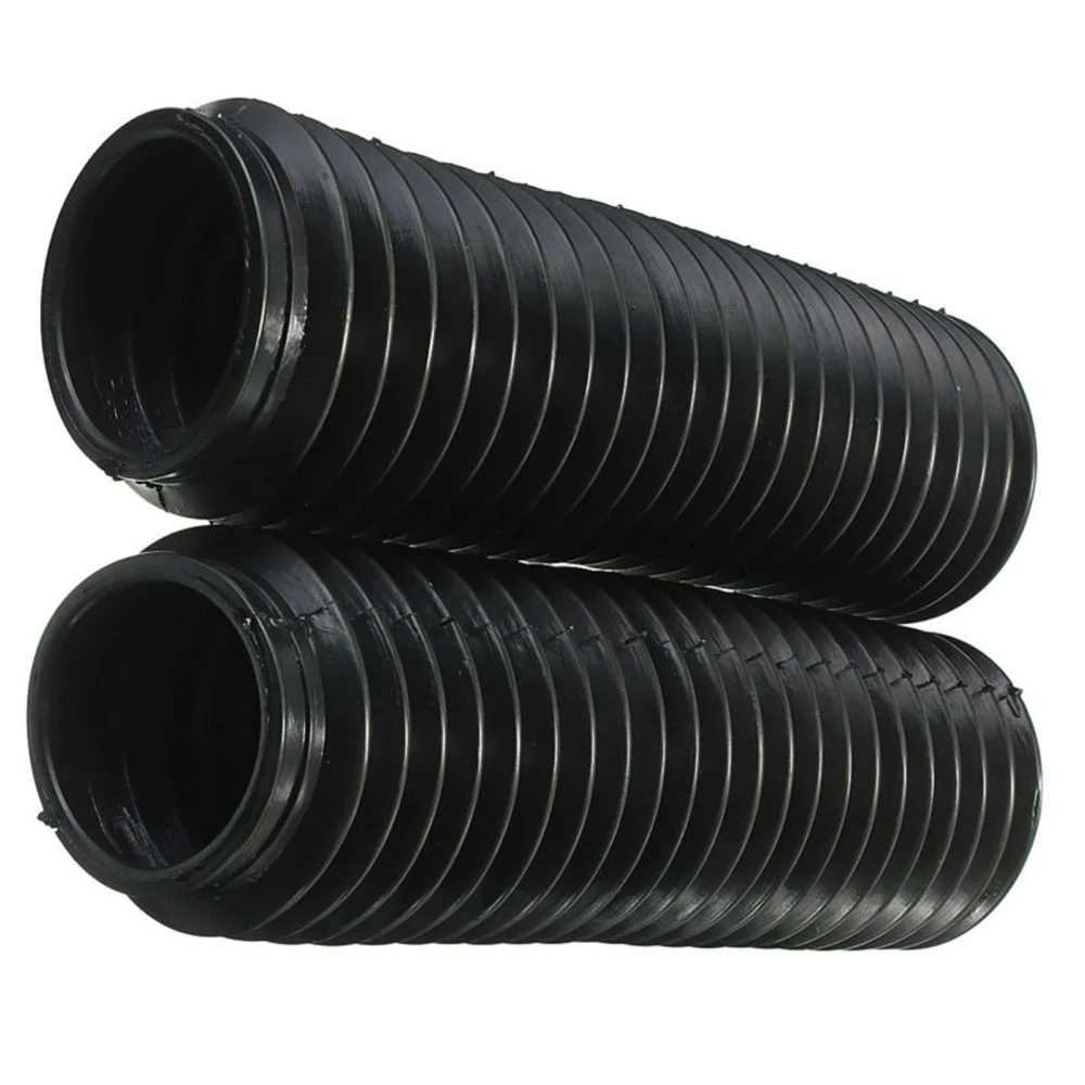 

Shorty Gaiters Boots for Motorcycle Front Forks Rubber 245x58x39mm Designed for CQR Models with Ventilation Features
