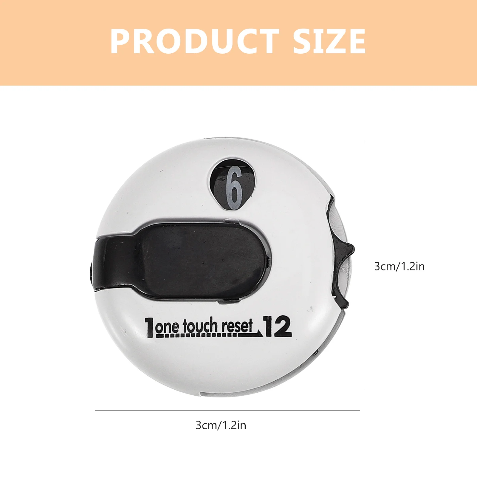 ゴルフスコアカウンター ハットクリップ ポータブル ゴルフスコアキーパー 簡単リセット 軽量プラスチック ゴルフアクセサリー スポーツツール