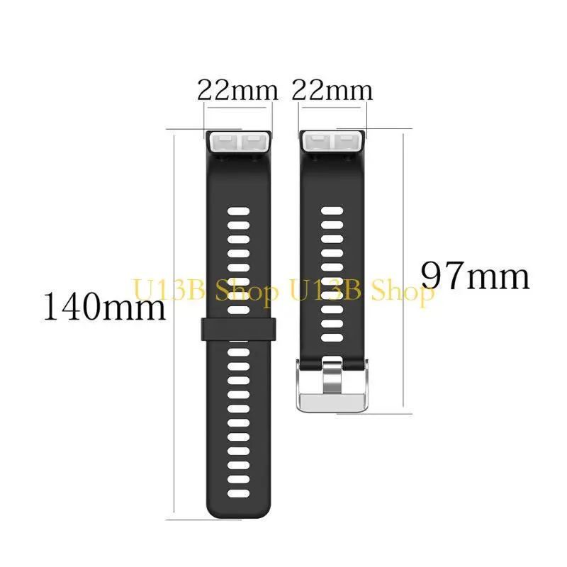 U13B für 30/35 Haltbares, schweißsicheres Armband Einstellbare Silica -Ersatzbänder Smartwatch -Gurt