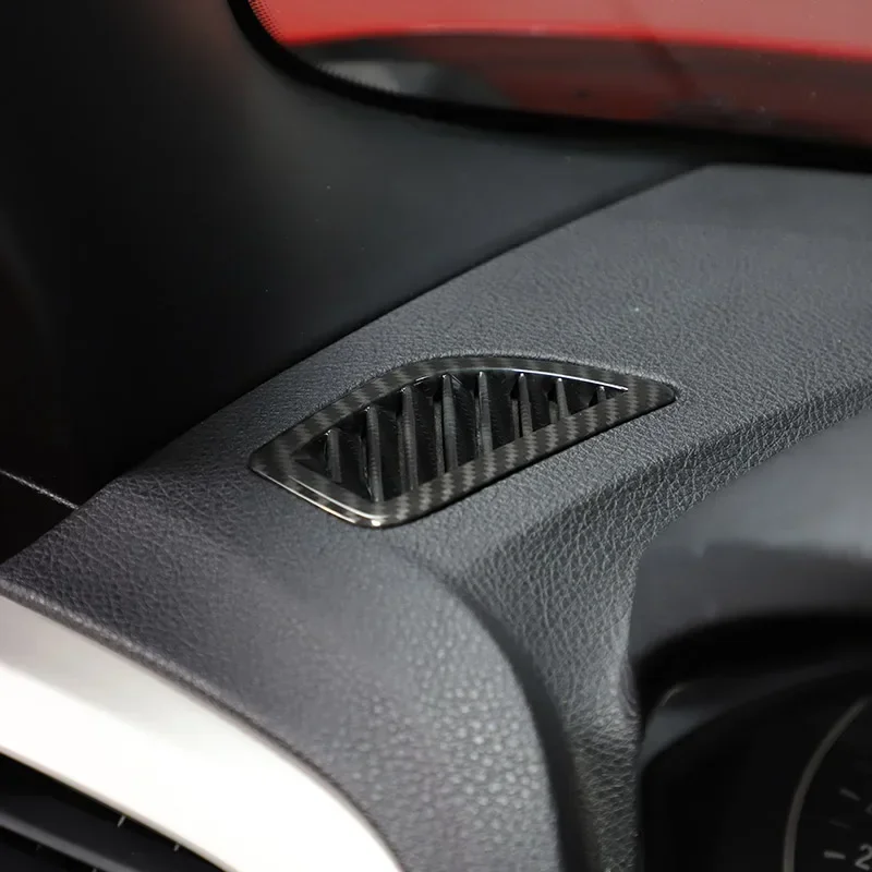 

ABS Carbon Fiber Car Dashboard Air Outlet Vent Frame Cover Trim Sticker For BMW 2 Series Sedan F22 F23 2014-2019 Car Accessories