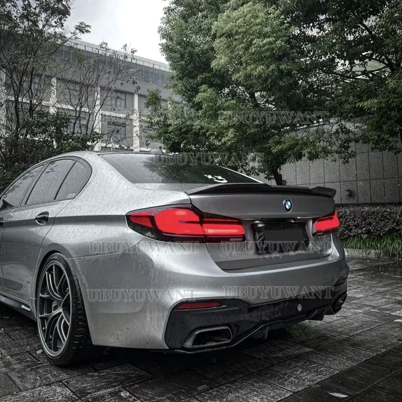 For BMW 5 Series G30 Spoiler 2018 2019 2020 Year Rear Wing PRO Style Sport Body Kit Accessories Carbon Look