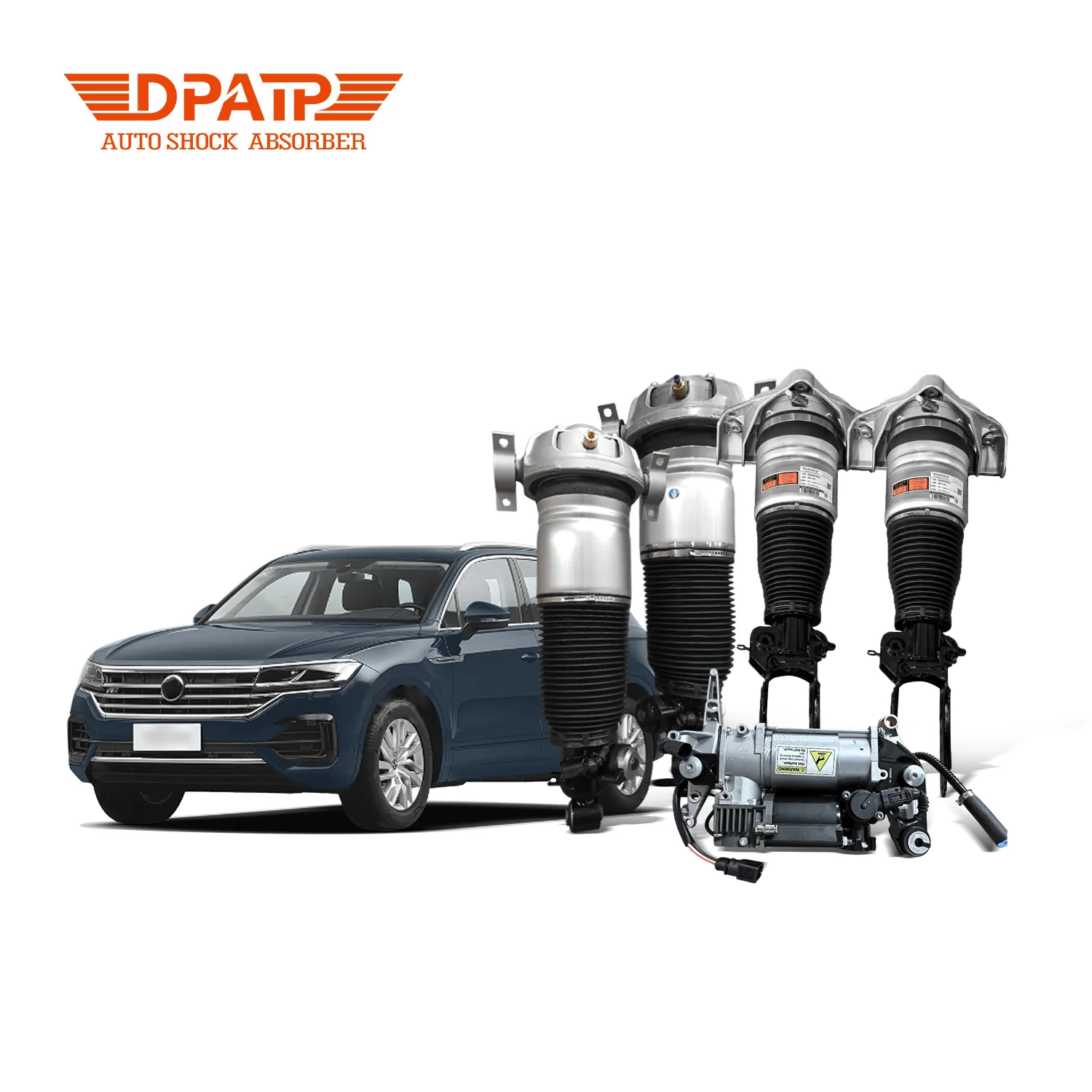 Neue DPATP Stoßdämpfer vorne links, Luftfederung für Cayenne VW Touareg, Stahl, Aluminium, Gummi, 7P6616039