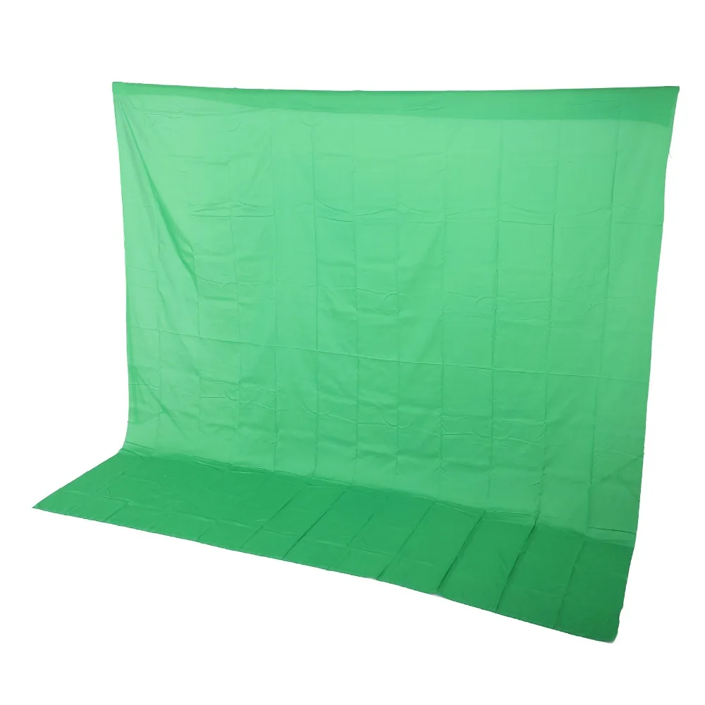 Green Green Screen Non-woven fabric 3x3m Chroma Key Backdrop Cloth Content Creation Background Prop