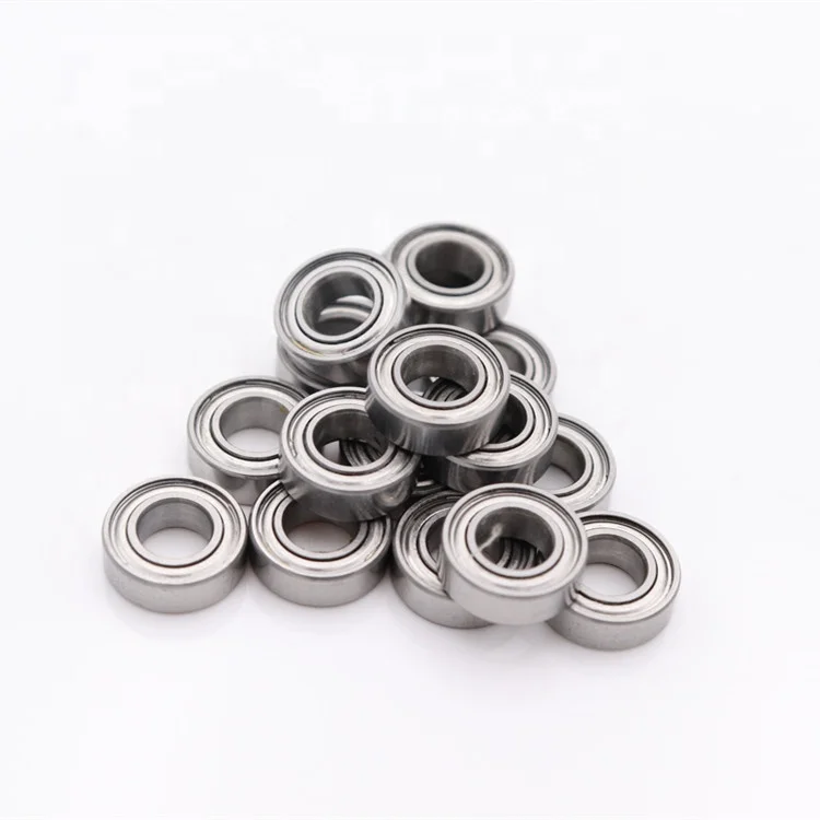 50pcs stainless steel bearing S695ZZ 5*13*4 mm ABEC-3 miniature deep groove ball bearings S695Z  S695 -2Z 5x13x4 mm