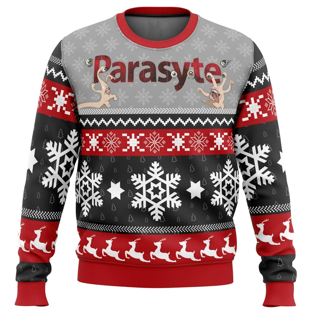 The Maxim Parasyte Ugly Christmas Sweater Gift Santa Claus Pullover Men 3D Sweatshirt And Top Autumn And Winter Clothi