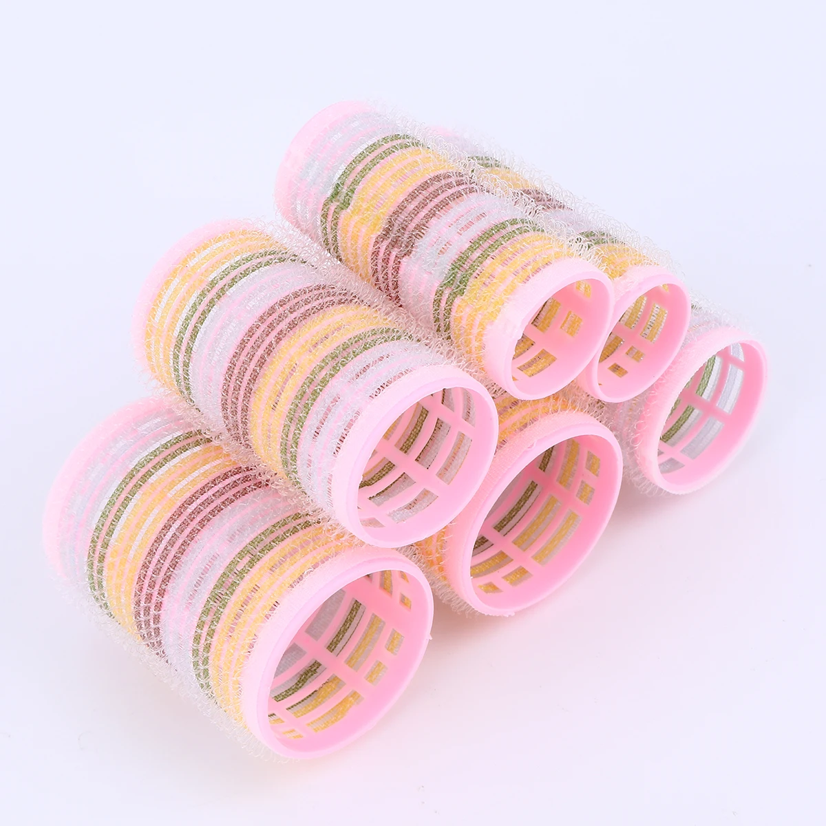 

6Pcs Curlers Lightweight Plastic Rollers Hair Styling Tool Temporary Hair Curling Stick for Women Girls