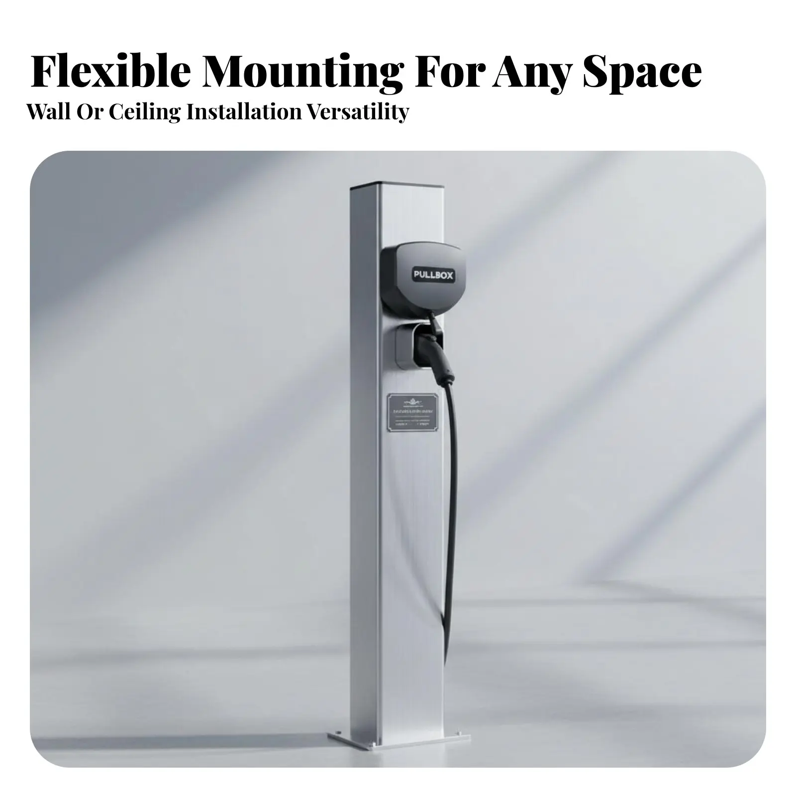 

Electric Vehicle Charger Cord Retractor Constant Tension Retraction Automatic Cord Reel Sturdy-Duty Stumble Hazard Reduction