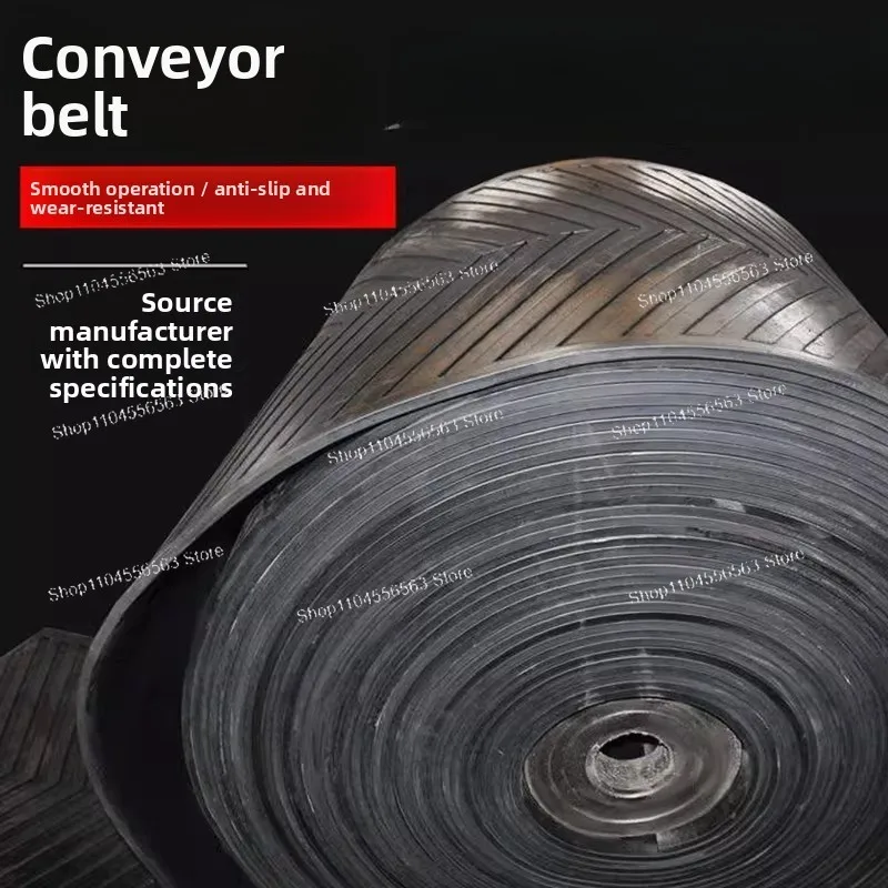 Industrial Rubber Conveyor Belts, Chevron & Nylon Canvas Ring Belts, Flat Belts for Assembly Line Applications