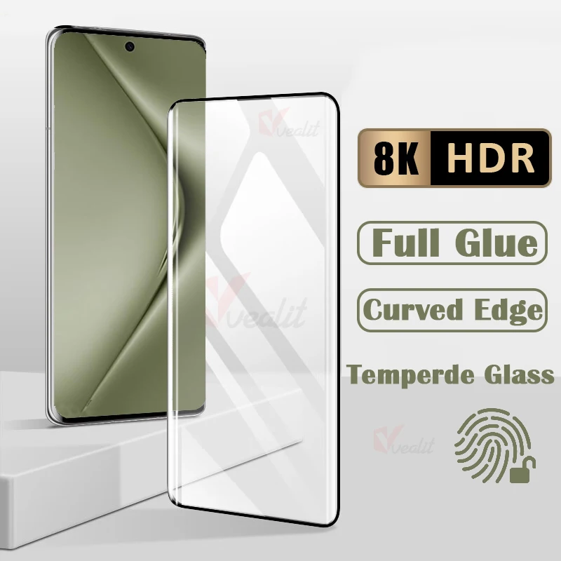 

3D Curved Tempered Glass For Huawei Pura 70 Ultra Mate X3 X5 Full Glue Screen Protectors For Huawei Mate 40 50 60 Pro Plus Glass