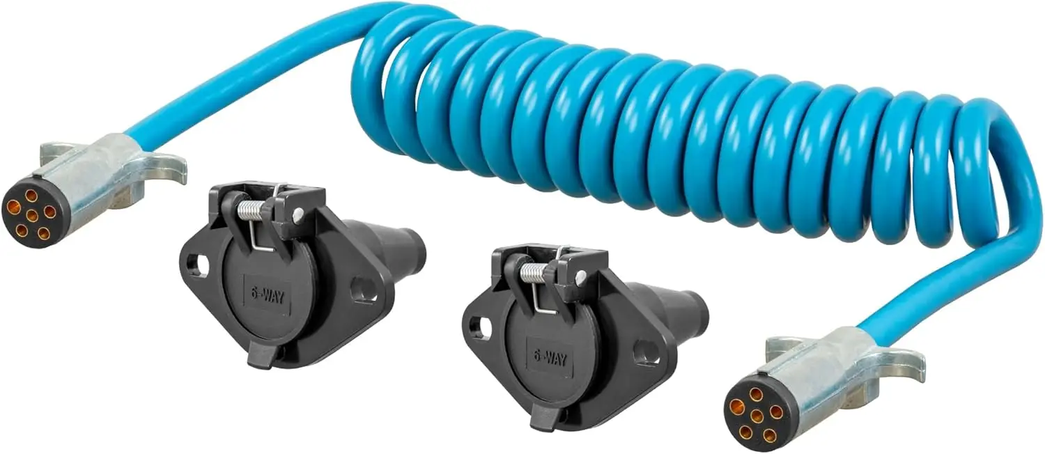 8' Dinghy Towing Electrical Extension & Sockets (6-Way Round)