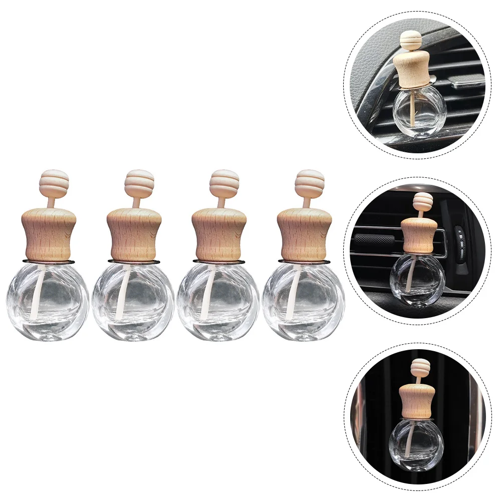 

4 Pcs Perfume Bottle Car Clip Vent Outlet Fragrance Clips Aromatherapy Air Freshener for Scent Glass Clamps Diffuser