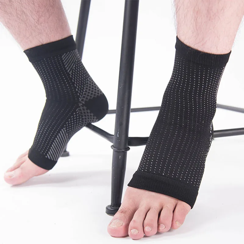 1 Pair Ankle Brace Sock Compression Socks Ankle Support Pain Relief Socks Foot Anti-Fatigue Compression Sport Running Yoga Socks