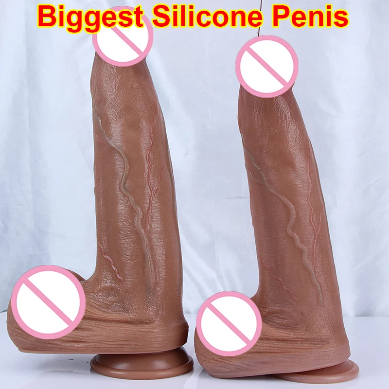 

S/L Biggest Realistic Dildo Huge Penis Long Dick Strapon Suction Cup Anal Sex Toys For Female Vaginal Masturbation Enlarged Anus