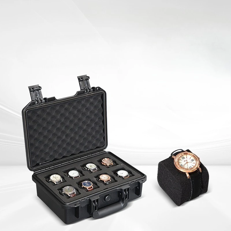High Quality Watch Storage Box, Shockproof Travel Case for Wrist Watch Collection, Protective Display Organizer for Men
