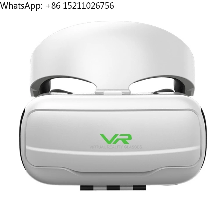 Preço por atacado VR G02EF + B01 Lidar com Celular 3D Realidade Virtual VR Jogo Capacete Óculos Com Fone de Ouvido