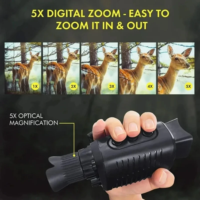 Xiaomi Night Vision Device HD Infrared Camera Monocular Digital Zoom 5X Photo 300M Long Night Vision For Hunting Range Telescope