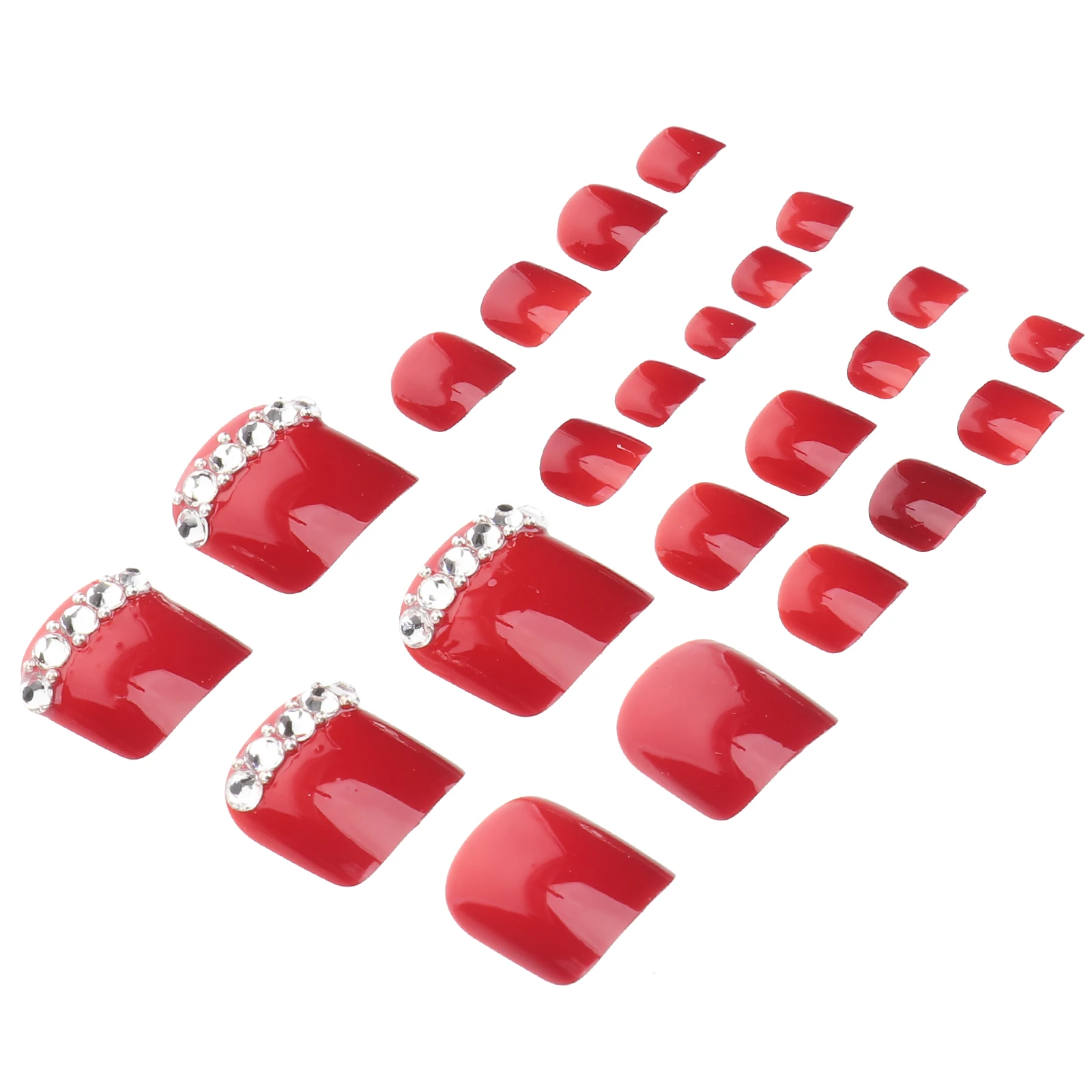 

2 Sets Women Manicures Nail Tips for False Nails Artificial Toenails Fake Pedicure
