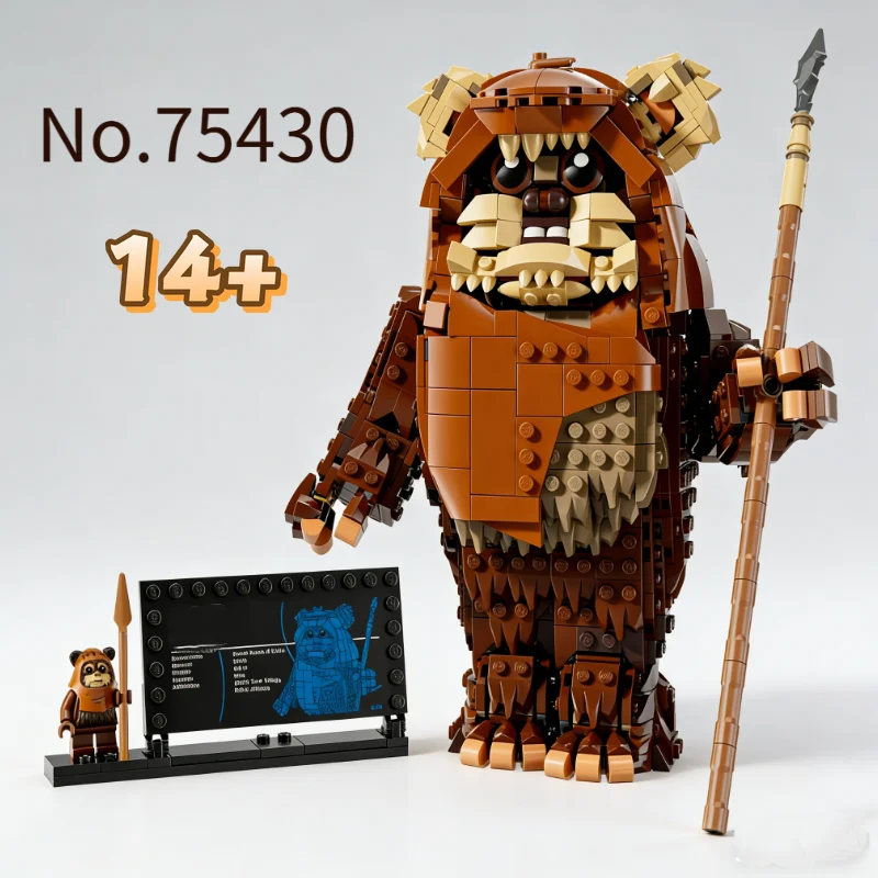 1010pcs UCS Star Interstellar Conflict Wars Wicket Ewok Jungle Warrior Sentinel 75430 Building Block Model Toy For Birthday Gift