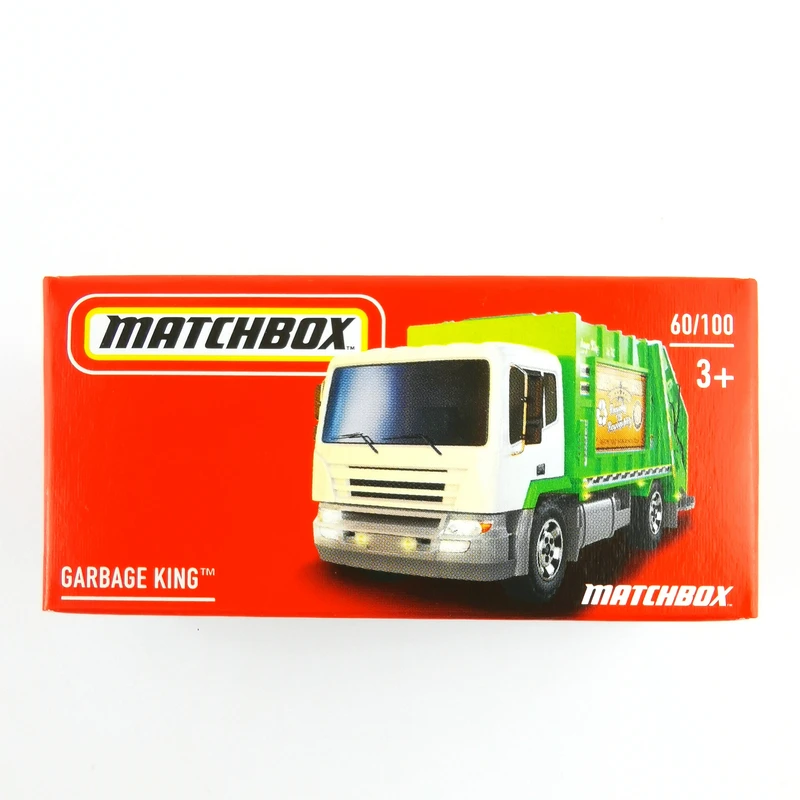 2024 Matchbox Cars  GARBAGE KING 1/64 Die-cast Model Car Toy Vehicles